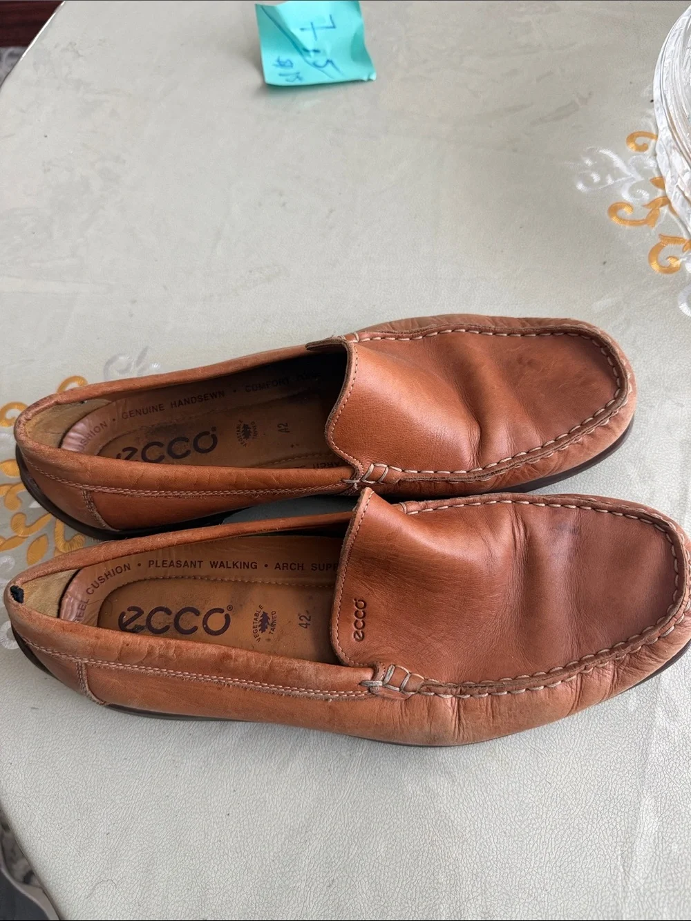 Ecco smooth tan